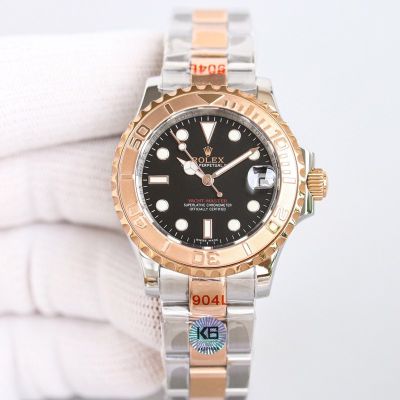 ROLEX Yacht Master replica with Sapphire Crystal Steel ETA2824  37MM Advanced Version Watch